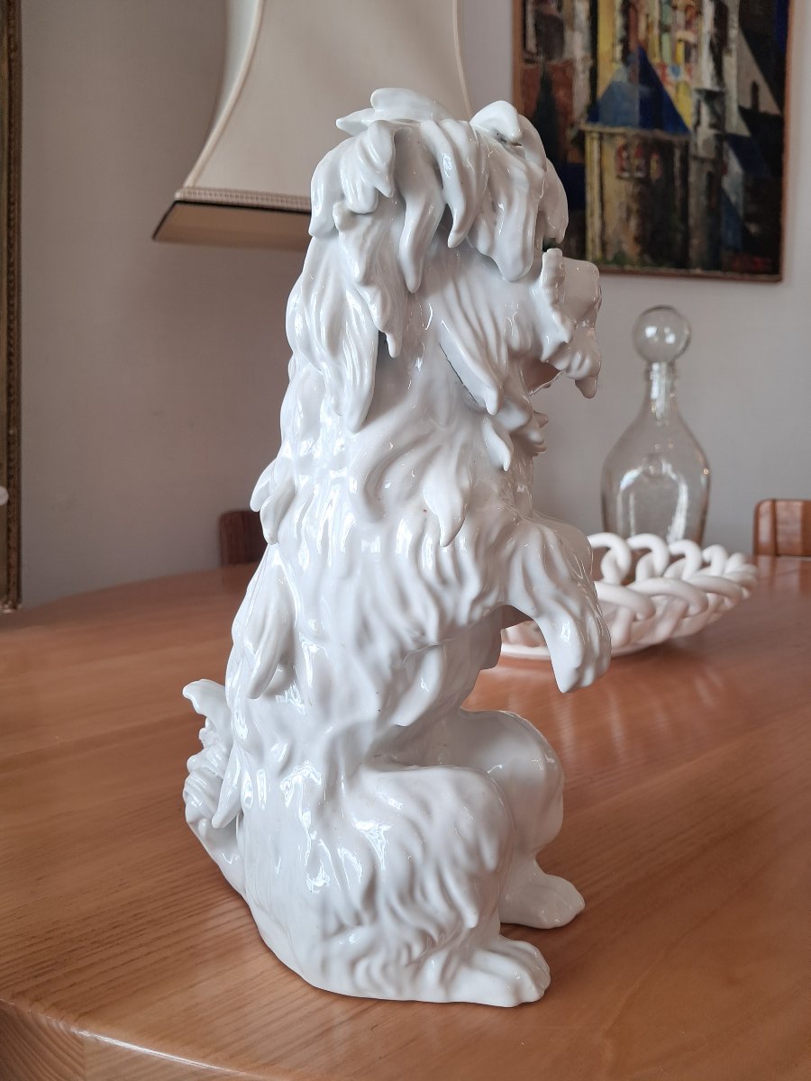 German Porcelain Animal Sculpture -photo-3