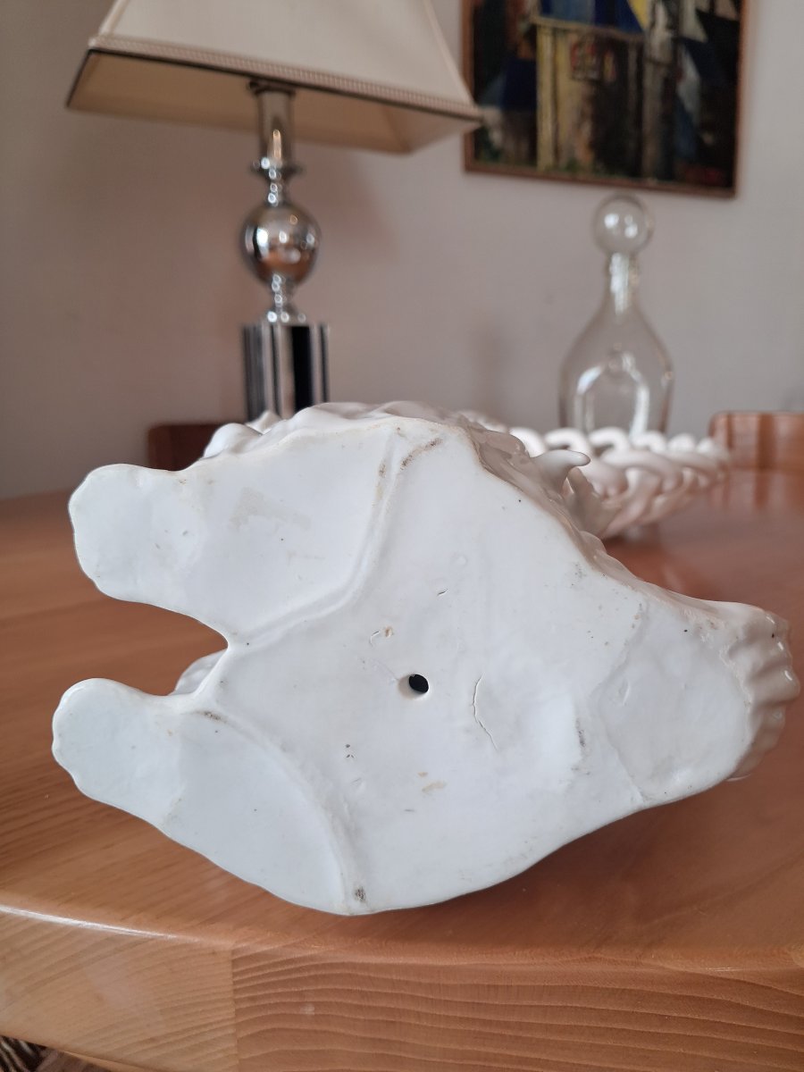 German Porcelain Animal Sculpture -photo-1