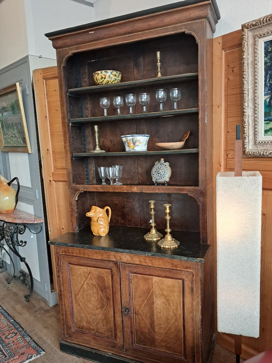 19th-century Sideboard With An Antique Patina 