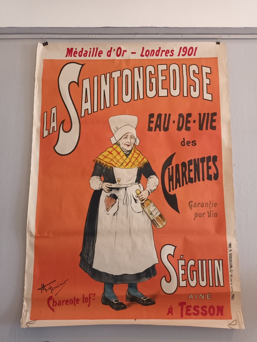 Charentes Alcohol Advertising Poster