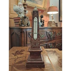 Spinelli Marble Obelisk Thermometer Marseille