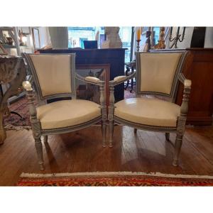 Pair Of Directoire Style Armchairs