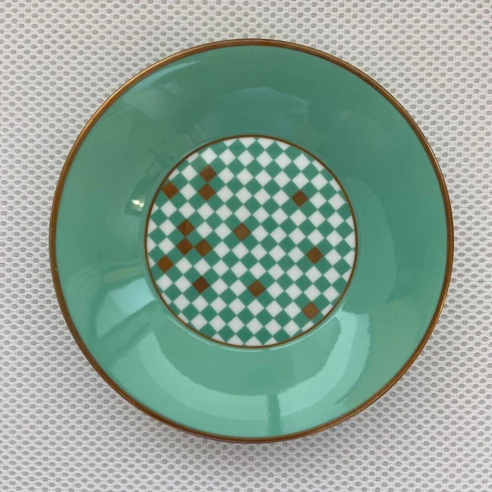 Richard Ginori Tea And Coffee Set Designed By Claudio La Viola, "amadeus Green," Circa 1990-photo-3