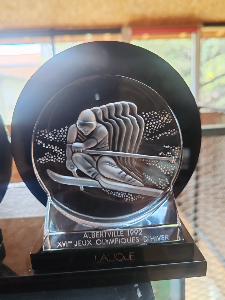 Lalique Medallion, 1992 Albertville Olympics-photo-4