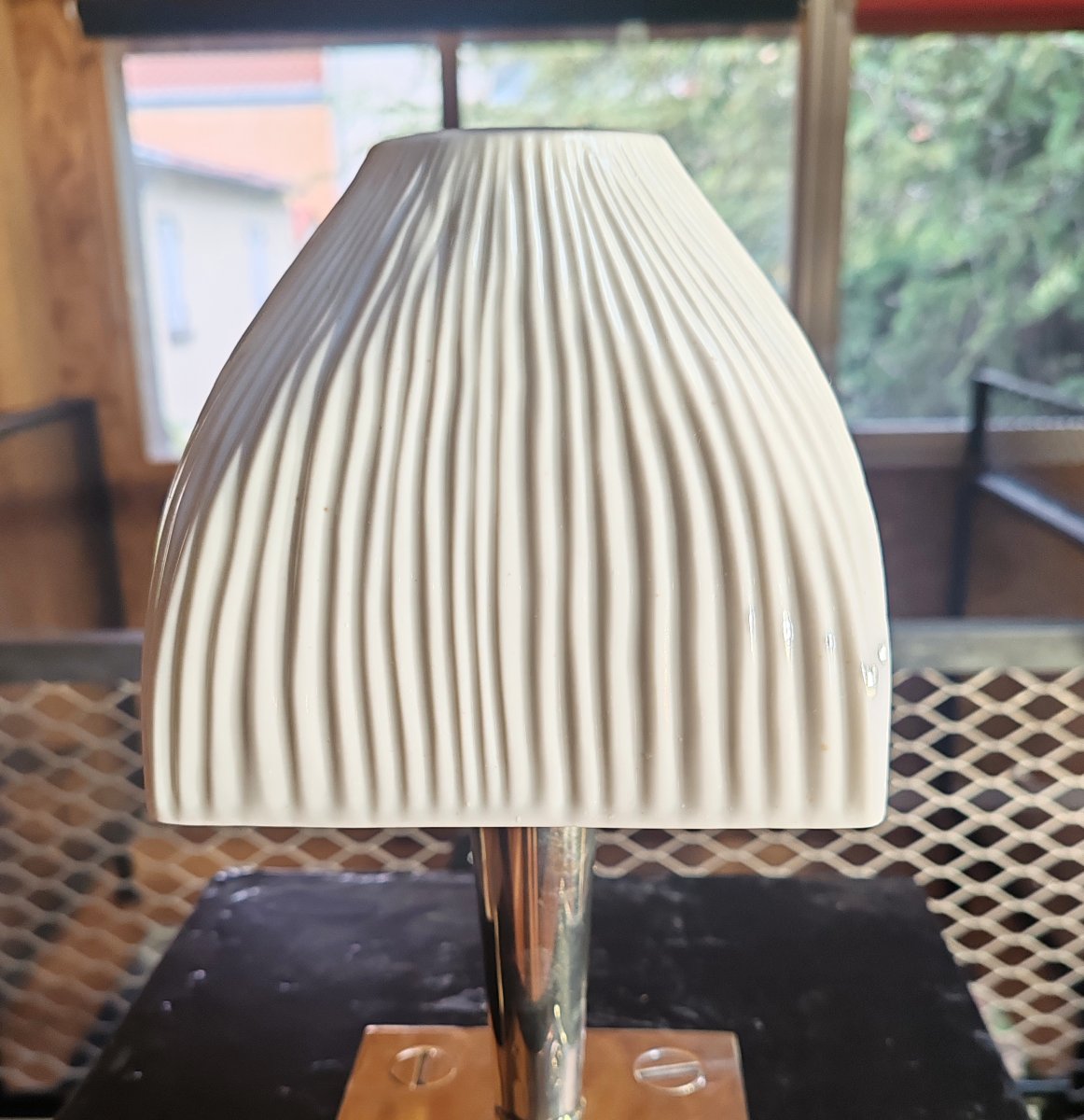 Vintage Table Lamp From The French Silversmithing House Ercuis, Circa 1970-photo-3