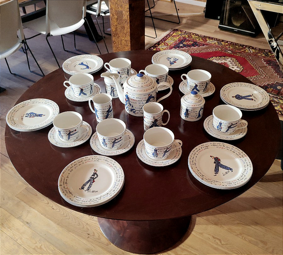 SERVICE DE TABLE PORCELAINE SONIA RYKIEL