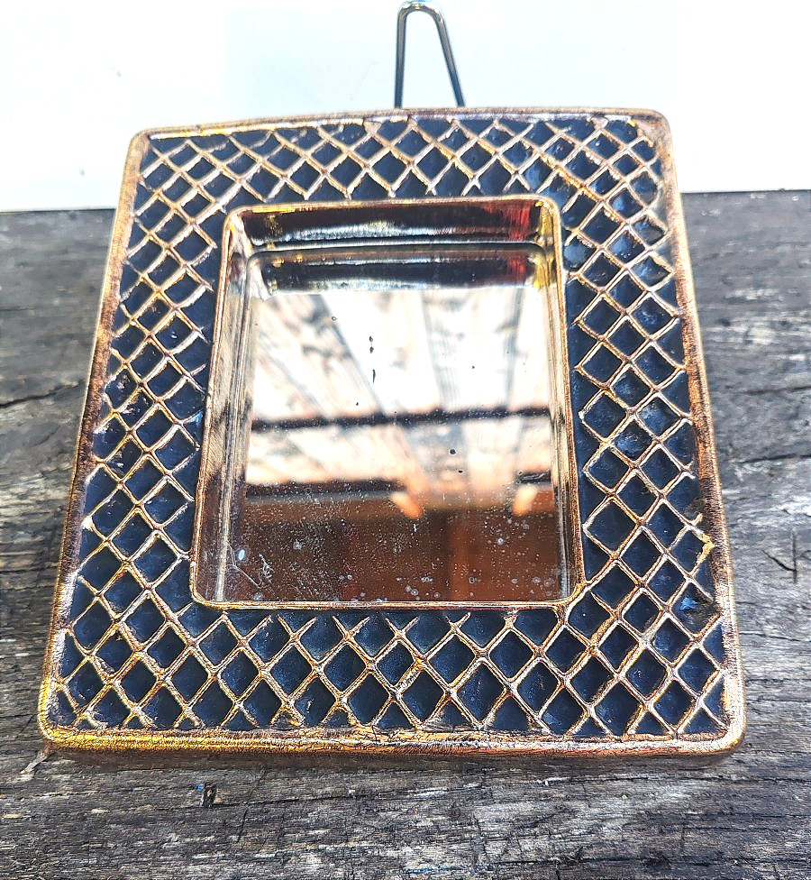 Ceramic Mirror From Vallauris-photo-3