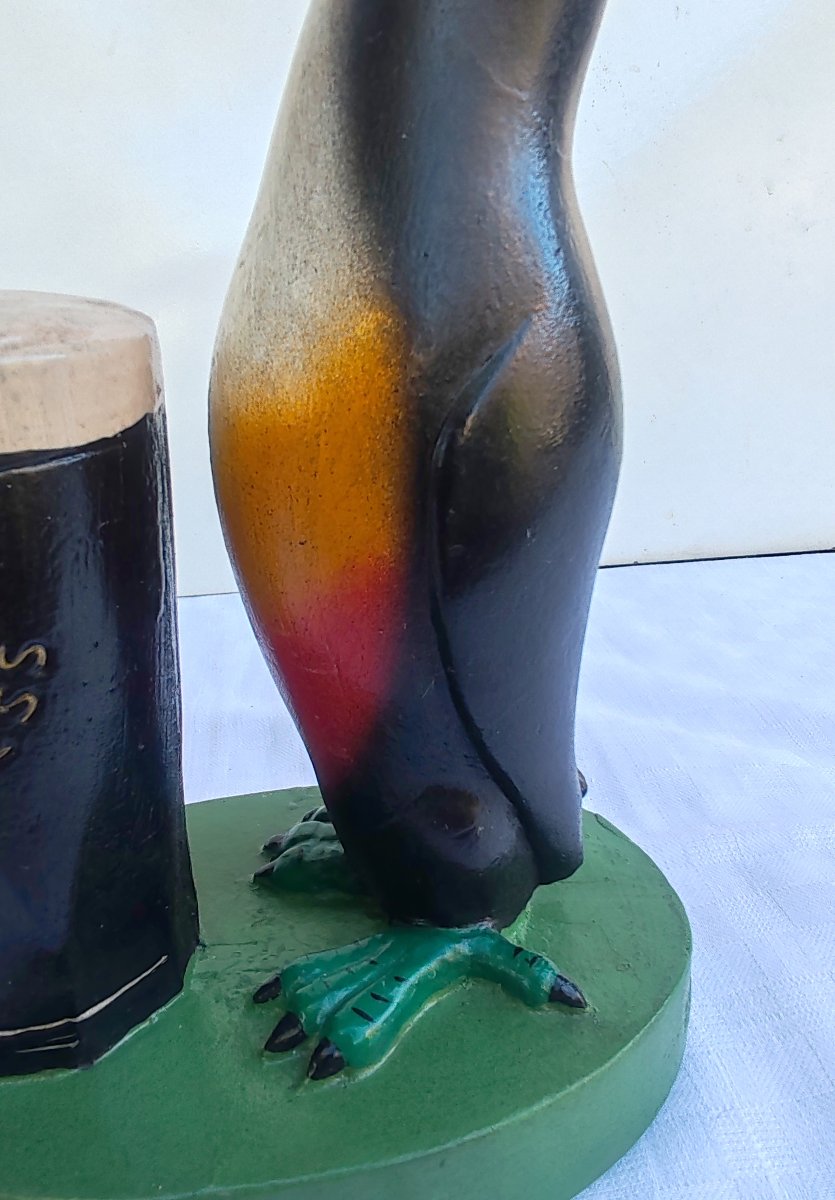Vintage Guinness Toucan Plaster Advertising Figurine (novita Model), Circa 1950-photo-3