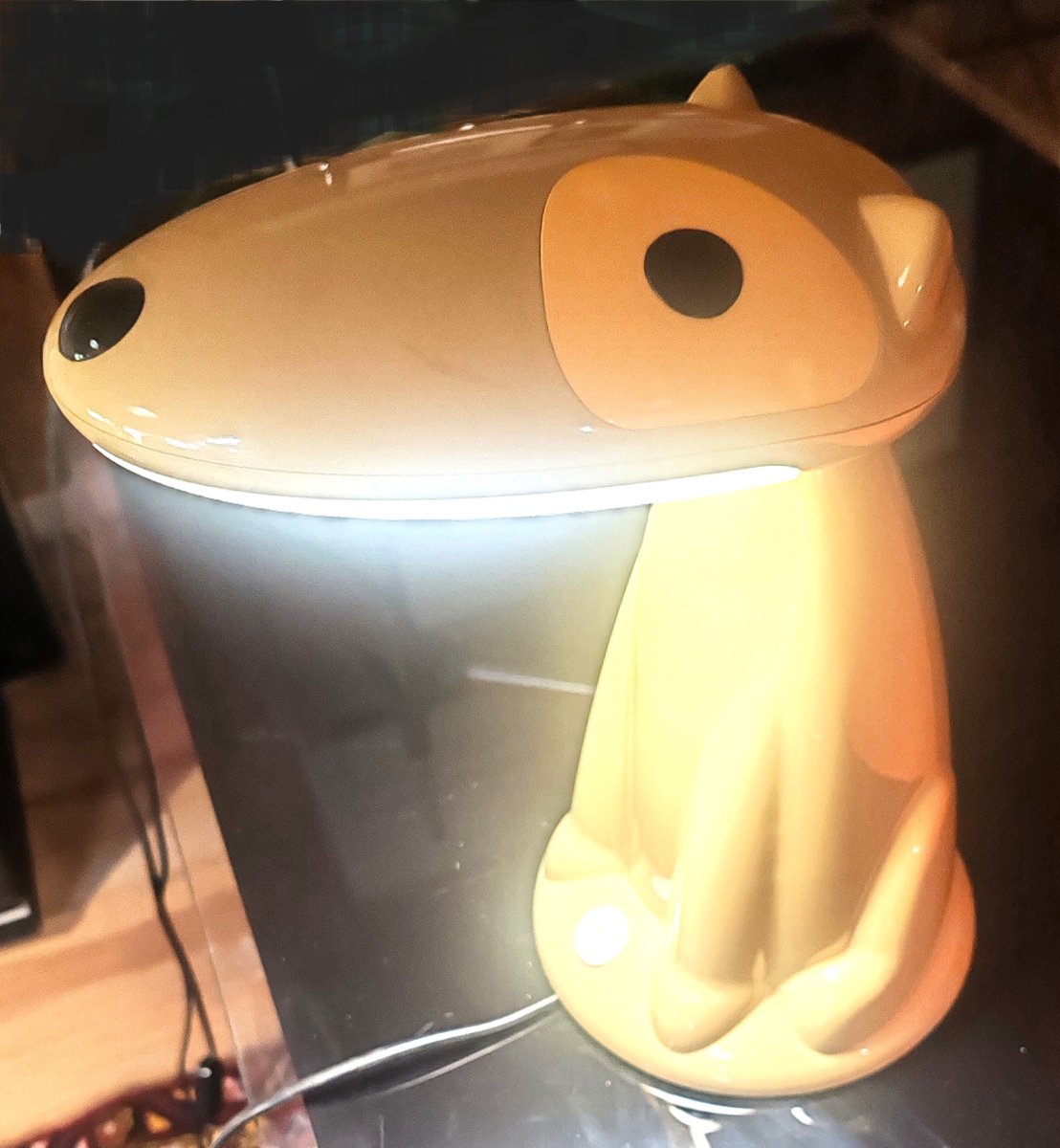 "ralph" Dog Lamp, Vintage Style By Philippe Starck / La Chaise Longue (1990s)-photo-2