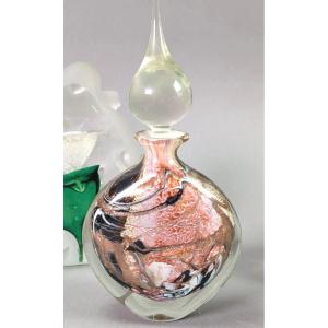 Michèle Luzoro (biot, France) Blown-glass Perfume Bottle, 1992