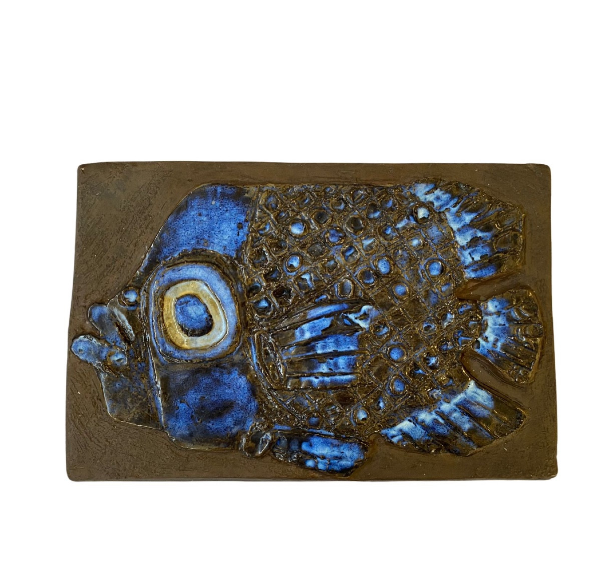 Copenhagen Royal Fish Wall Plaque By Inge-lise Koefoed 1960s