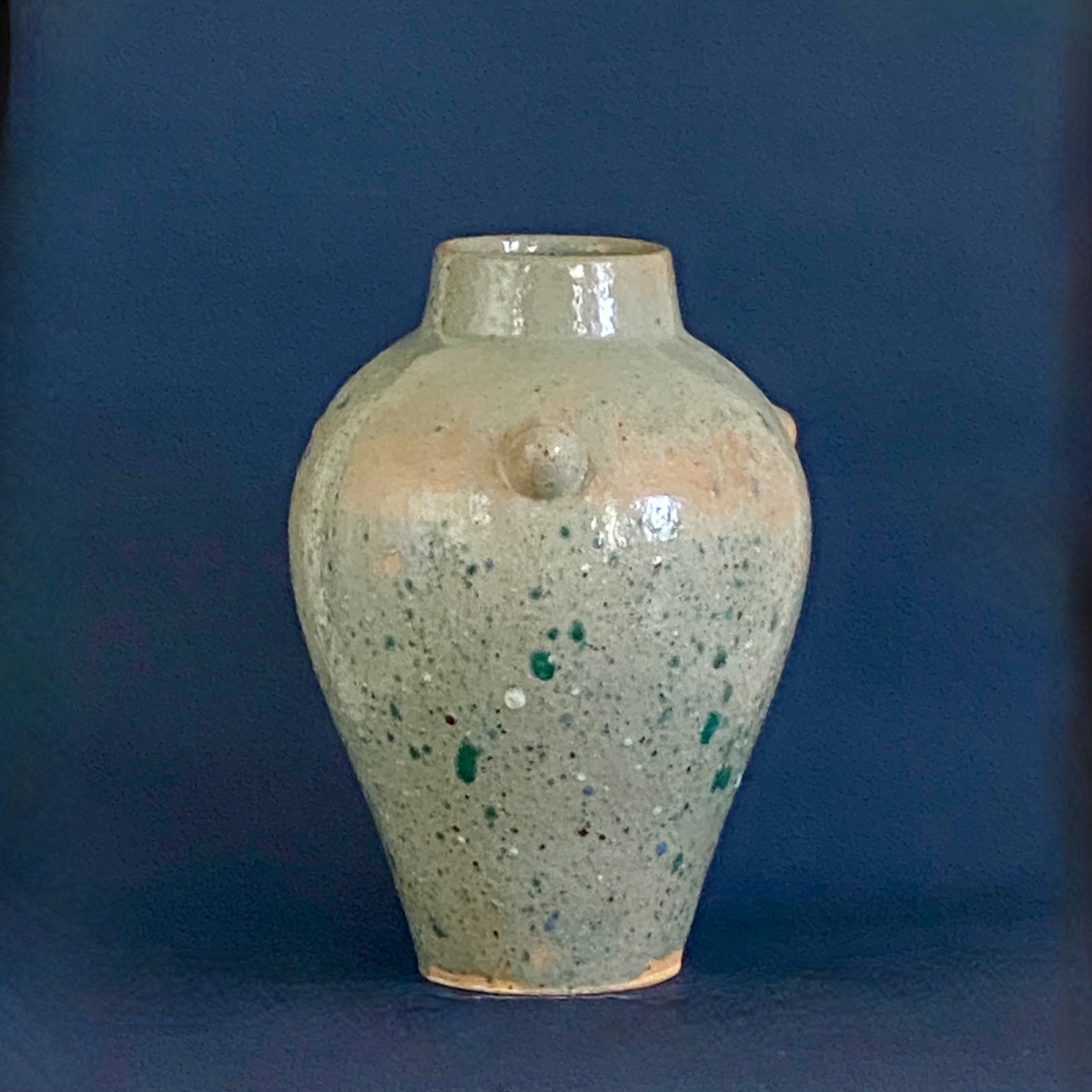 Art Deco Glazed Stoneware Vase By Prudence Drouard (1868–1957)-photo-3