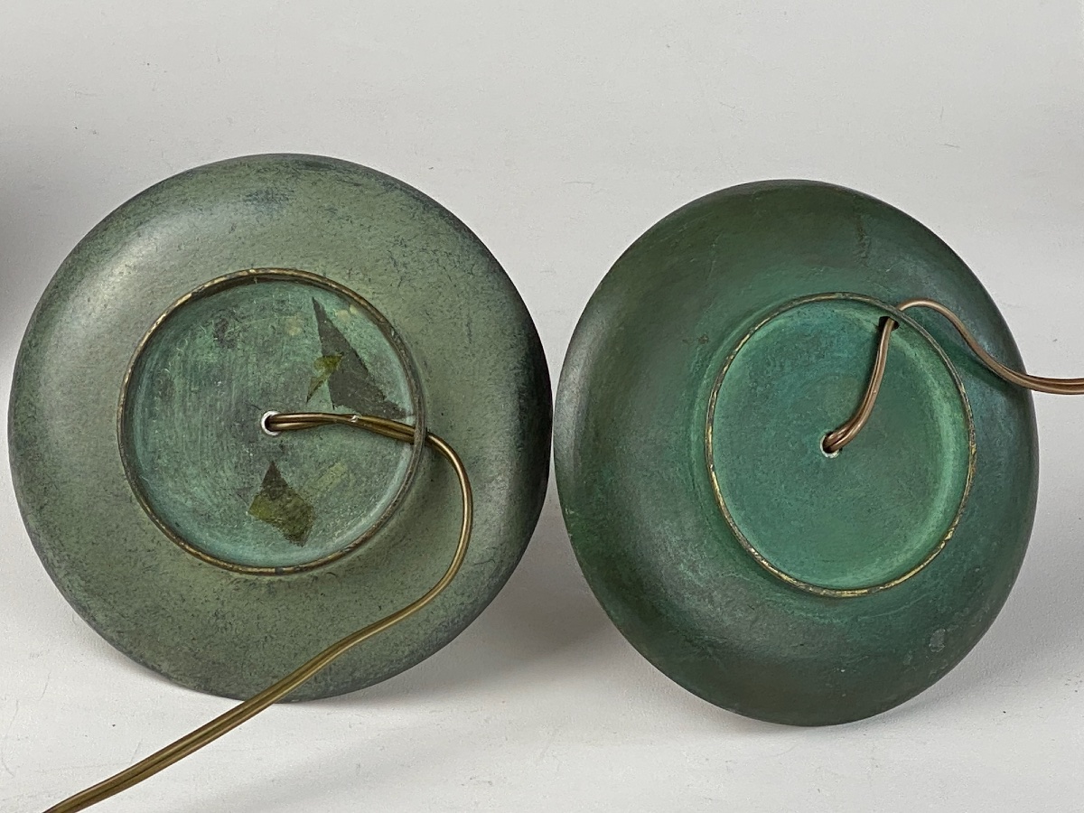 Pair Of Art Deco Bedside Lamps In The Style Of Max Le Verrier-photo-2
