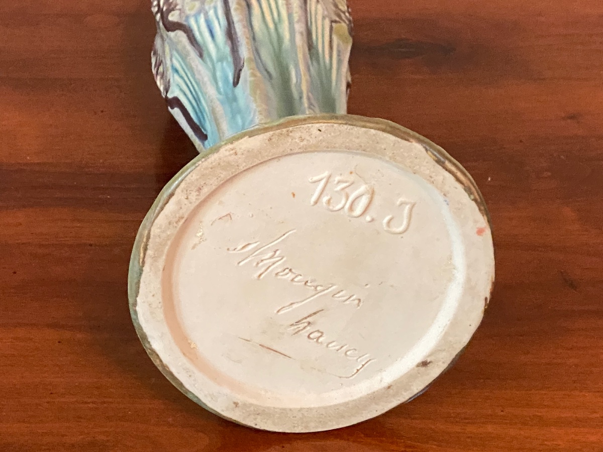 Joseph Mougin Vase « Épis à perles », 130.J Art Nouveau-photo-3
