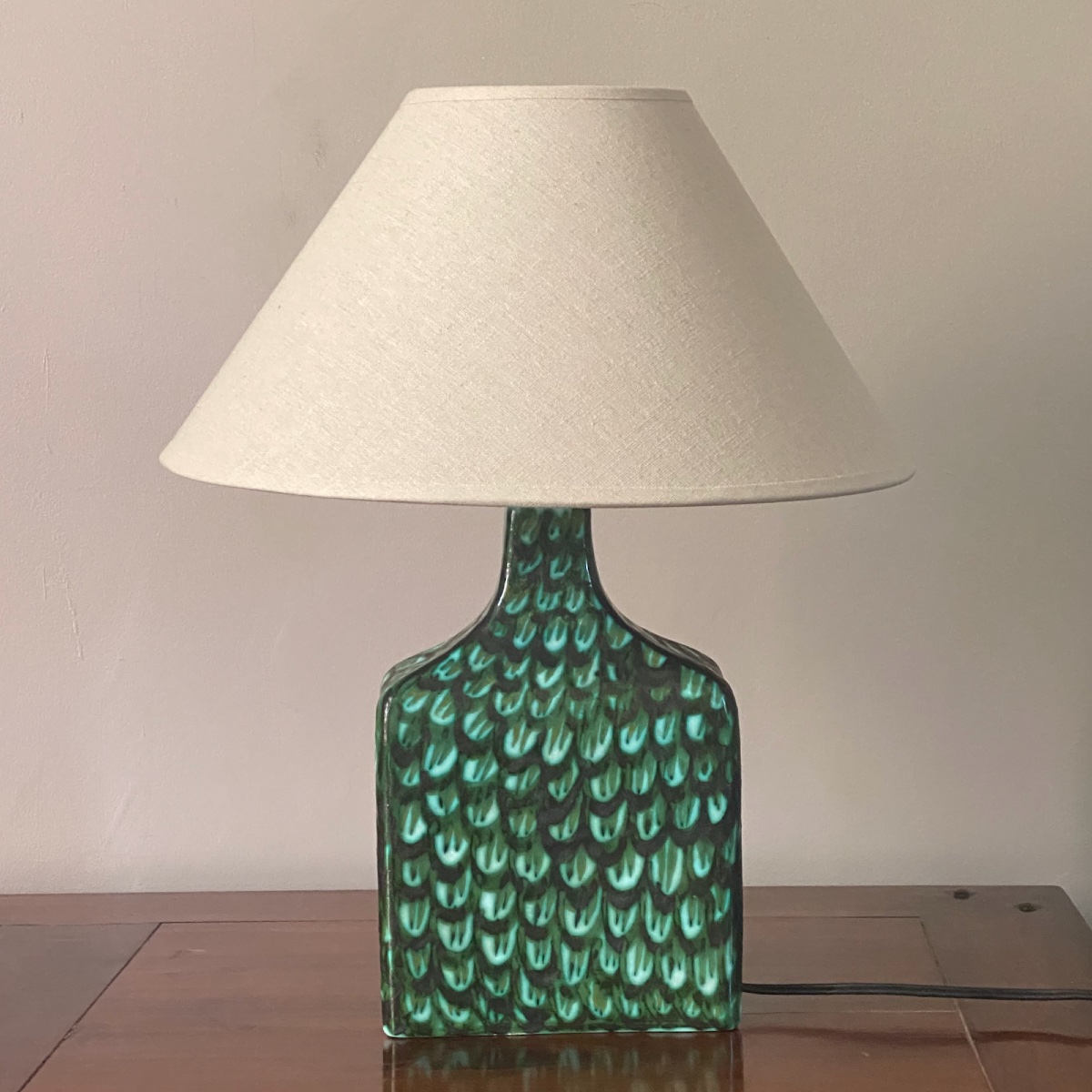 Ceramic Lamp By Alessio Tasca, Italy, 1960s-photo-2