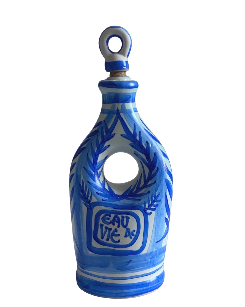 Bouteille « Eau de Vie » Kéraluc Quimper, Pierre Toulhoat, années 1950
