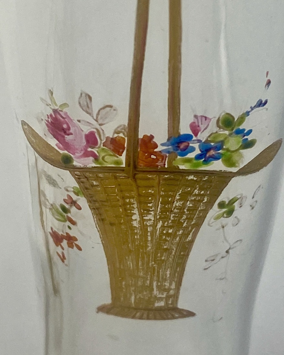 Pair Of Polychrome And Gilt Enameled Glass Vases, Bohemia, Circa 1900 — Josephinenhütte-photo-1