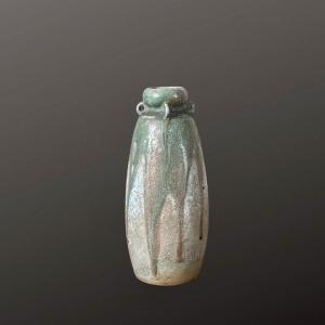 Charles Gréber (1853–1935) – Petit vase Art Nouveau en grès émaillé
