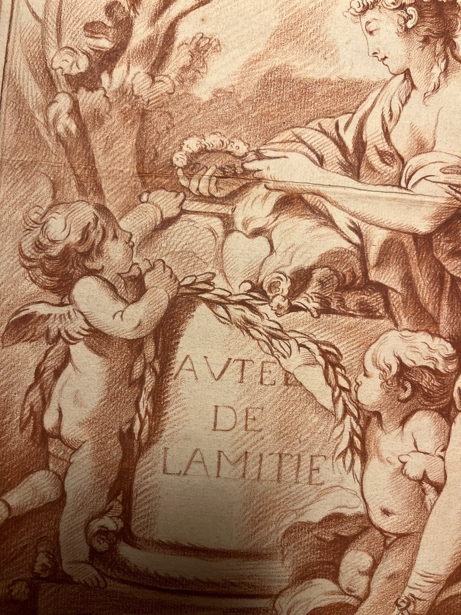 Beau Dessin Figurant «  L’amitie »-photo-3