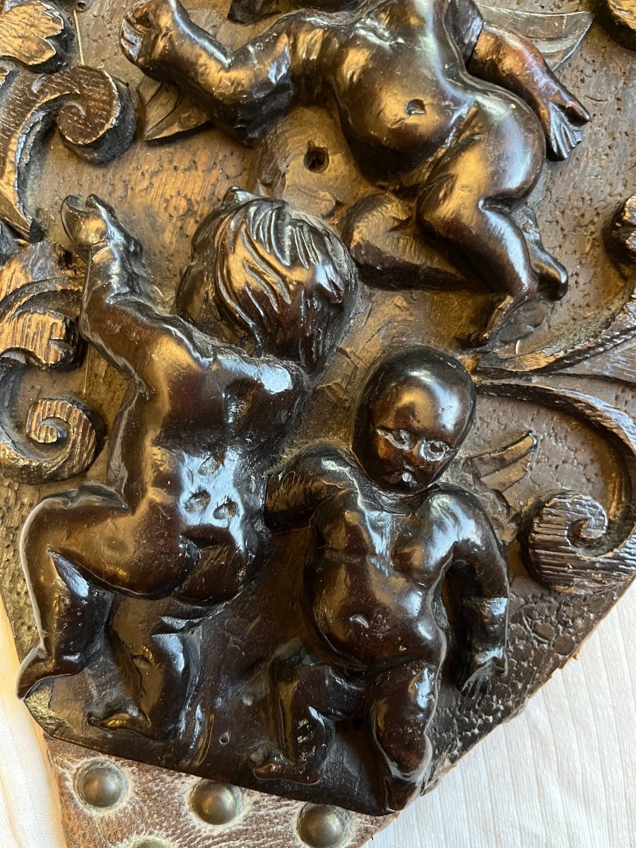 Interesting 17th Century Sculpture, Part Of An Old Bellows.-photo-2