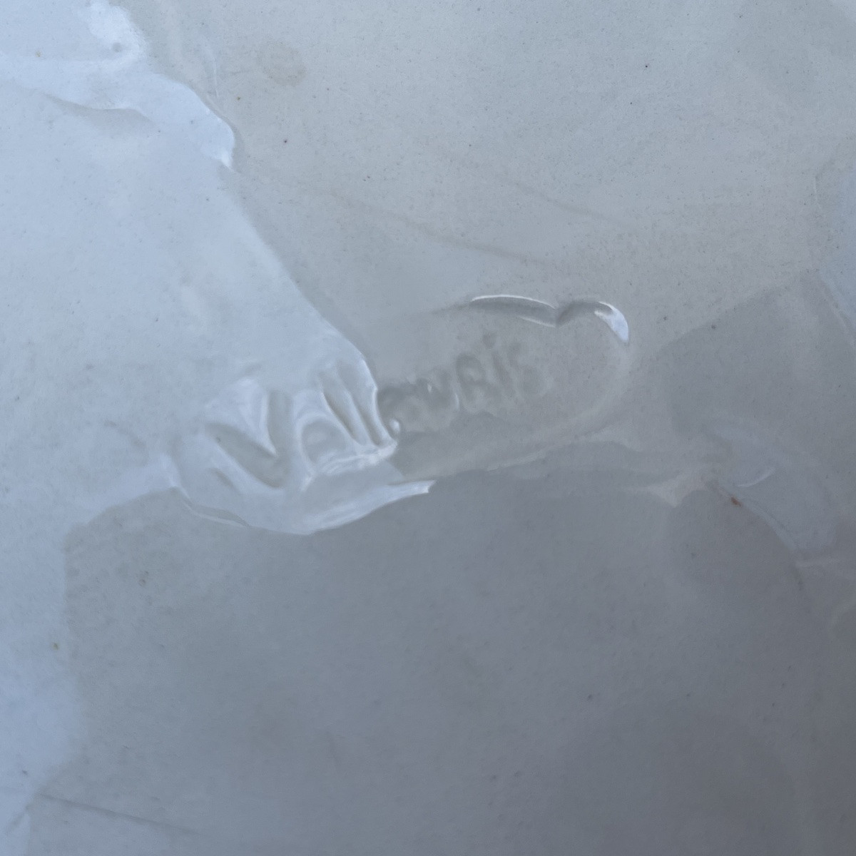 Amusant plateau ( à fromages ?), en faïence de Vallauris, simulant une palette de peintre.-photo-2