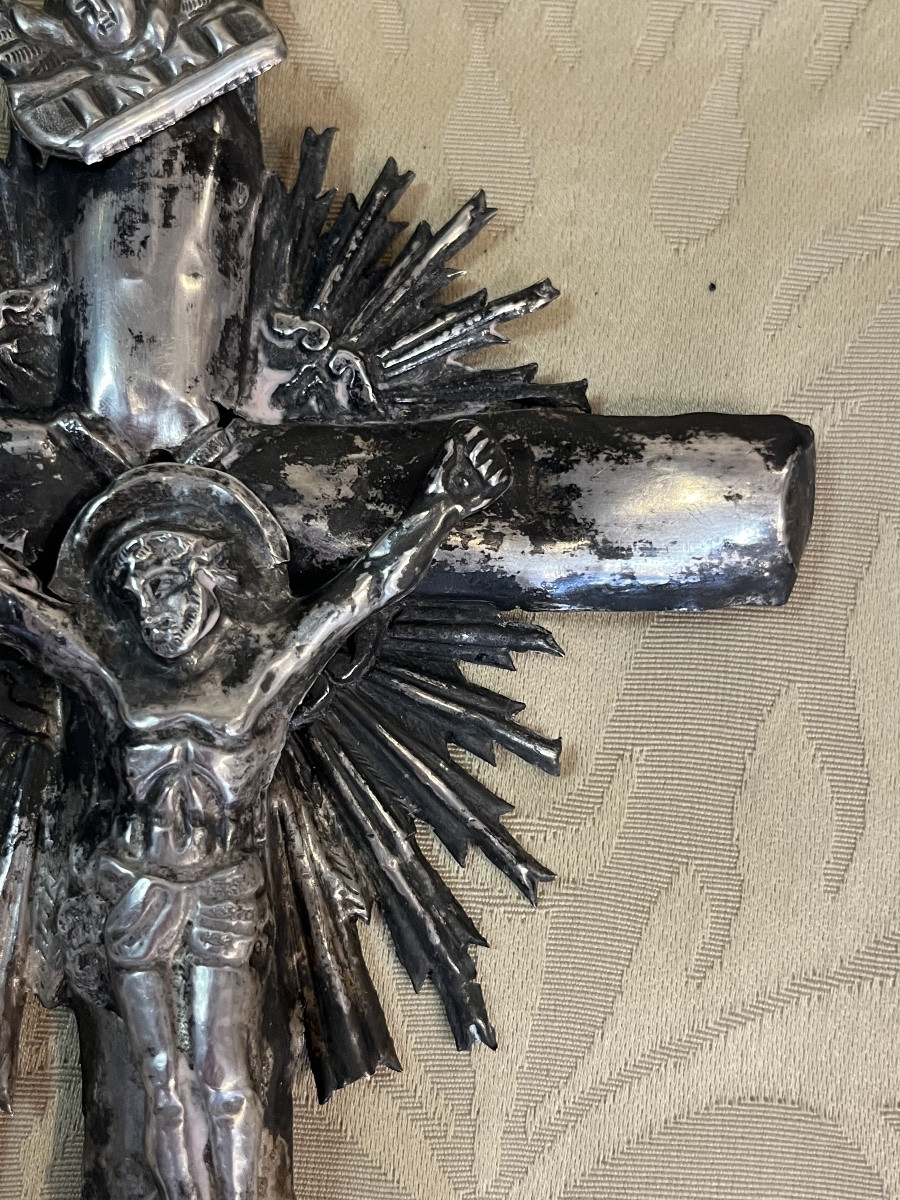Christ en argent,  époque indéterminée.  -photo-4