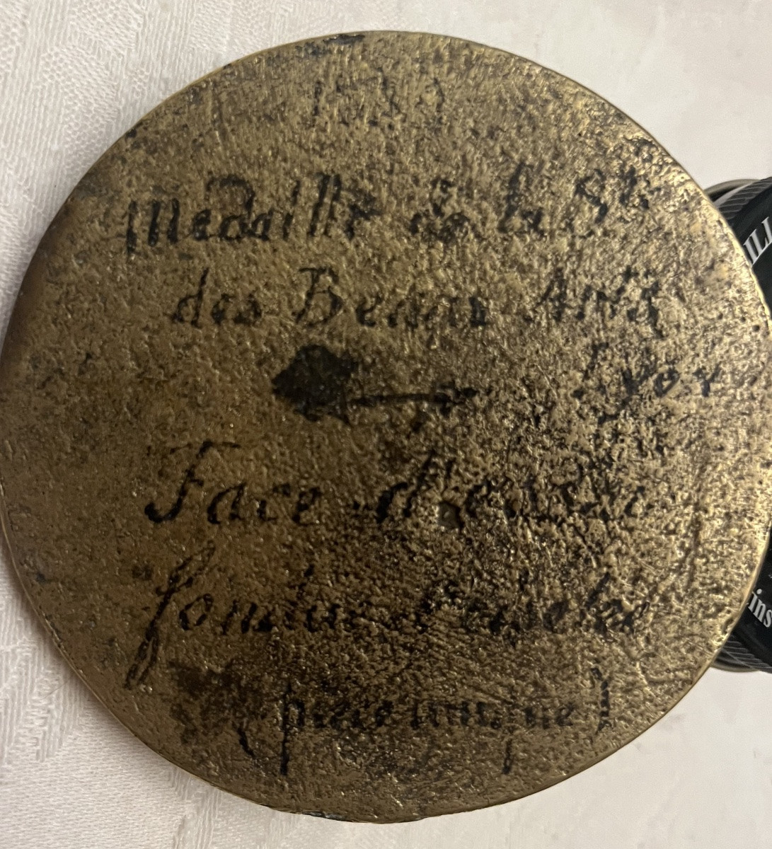 Bronze Medal, 17th Century. Profile Portraits Of French Writers And Others. -photo-5