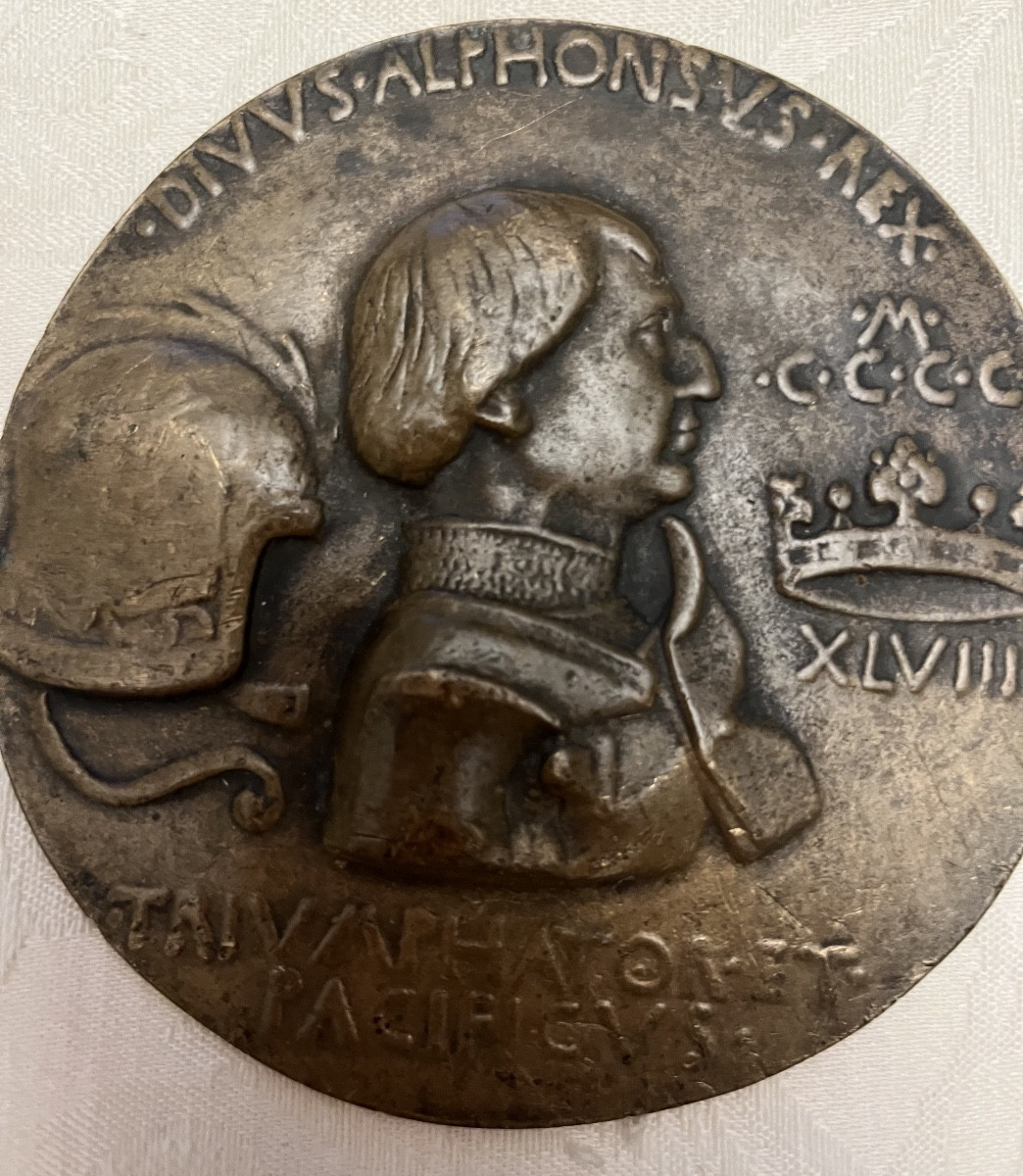 Medal Depicting A Man In Profile, With Hair And Clothing Characteristic Of The 16th Century 