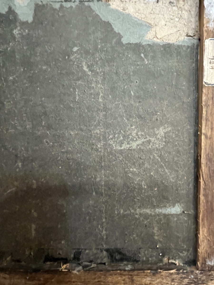 Huile sur cuivre, XVII eme siècle, St Jean Baptiste enfant.-photo-7