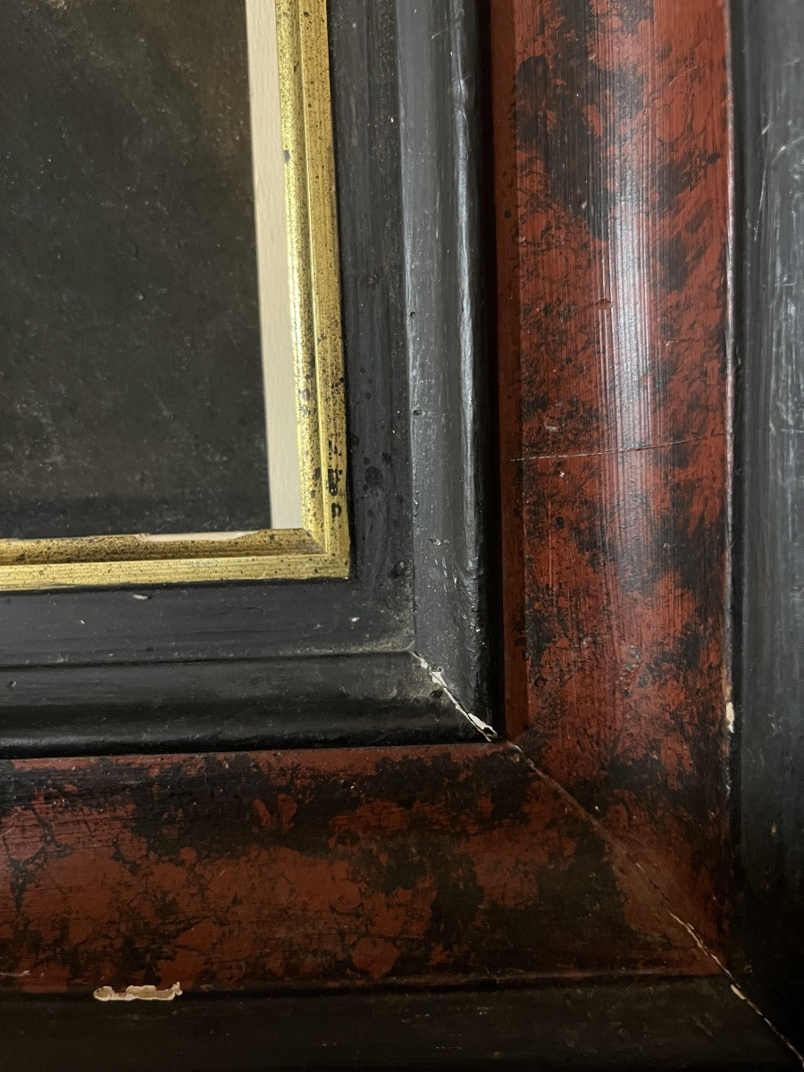 Copie XIX eme de l’auto portrait de Philippe de champaigne, au pastel. XIX eme siècle.-photo-4