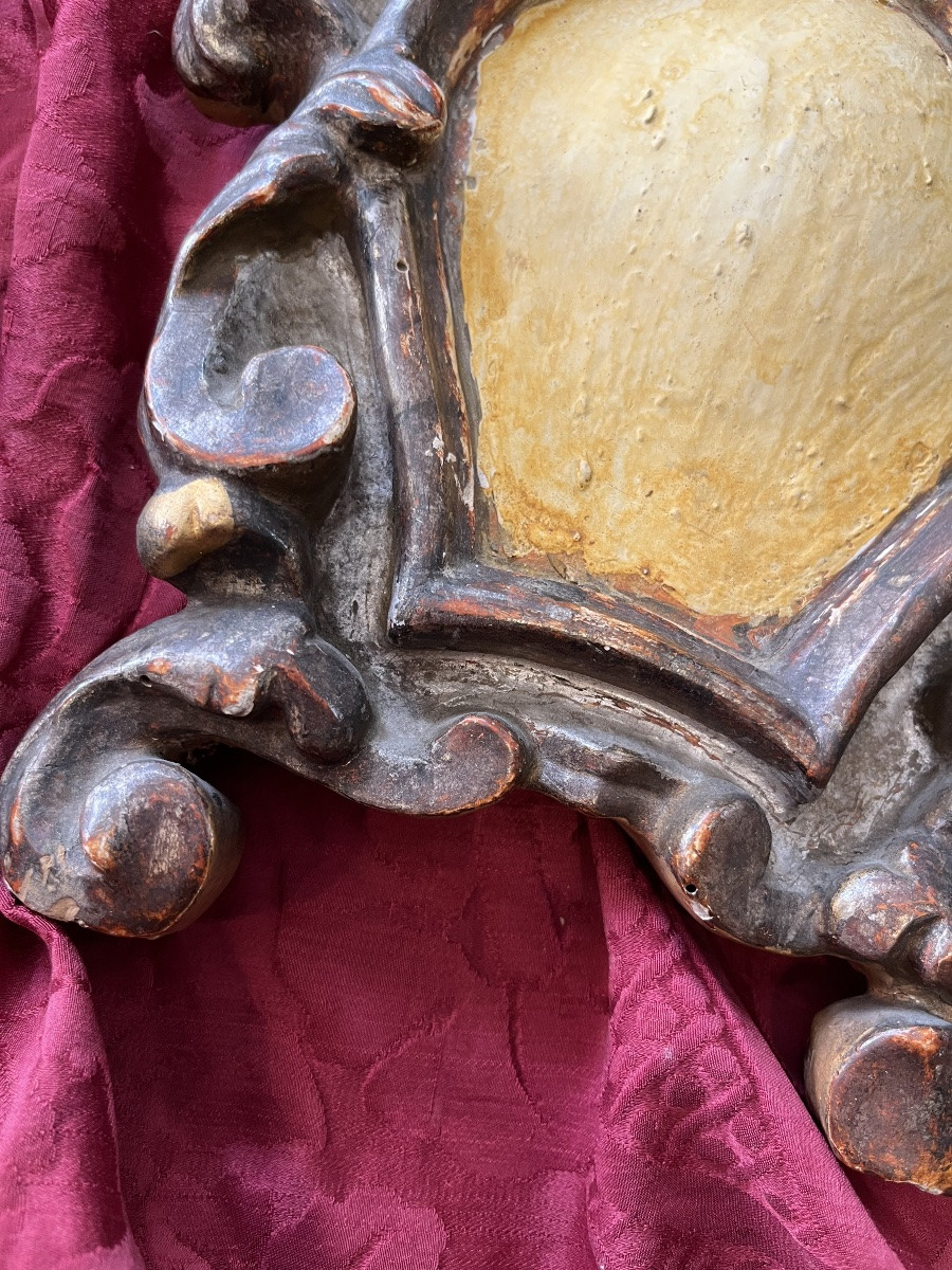 Pair Of Altar Canons, Silvered Wood, Italy Late 17th Century.-photo-4