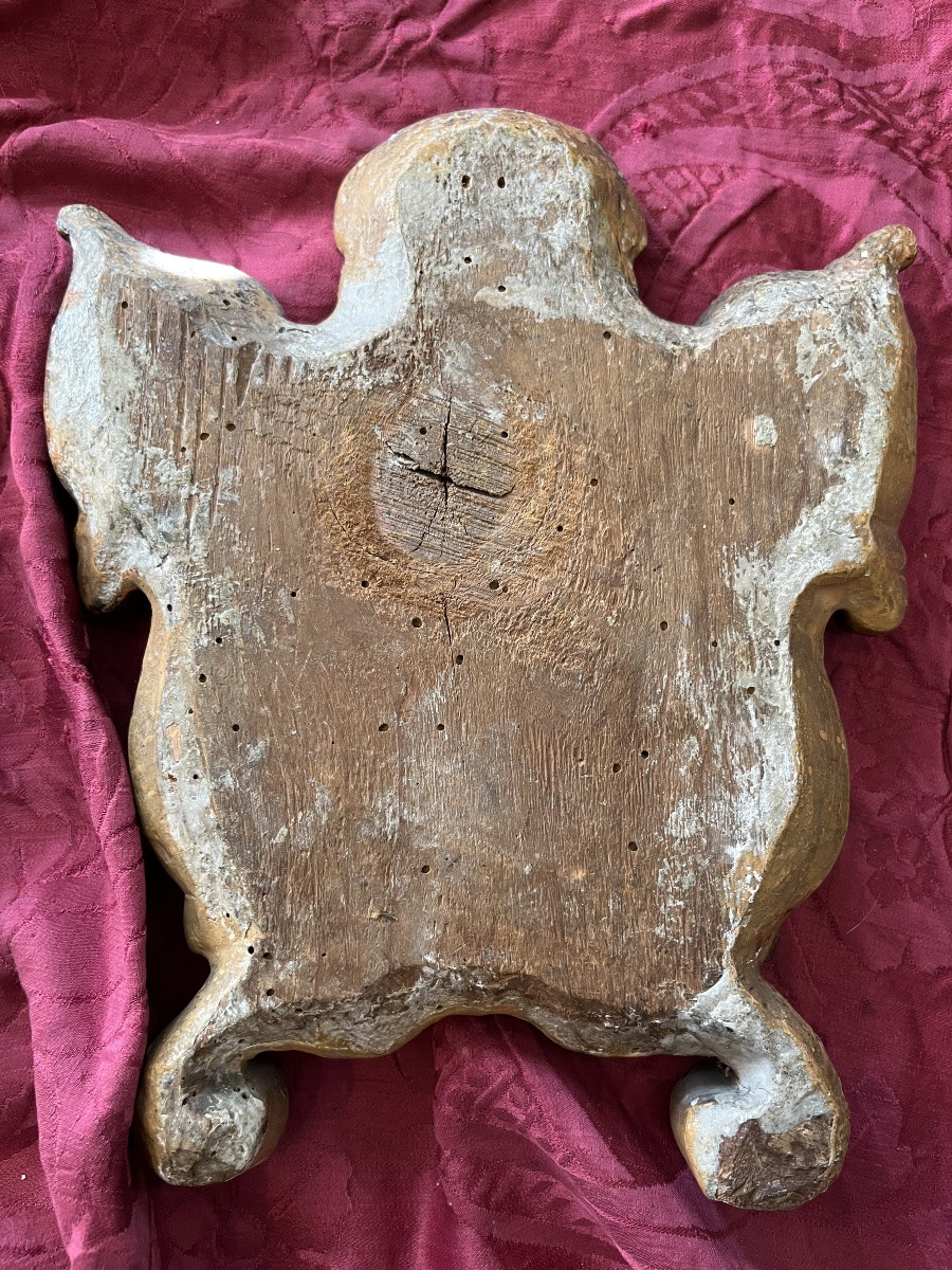 Pair Of Altar Canons, Silvered Wood, Italy Late 17th Century.-photo-5