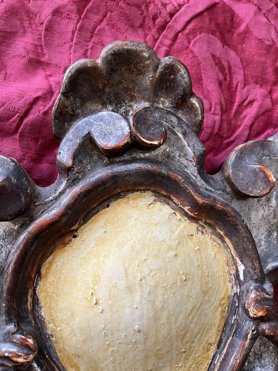 Pair Of Altar Canons, Silvered Wood, Italy Late 17th Century.-photo-6