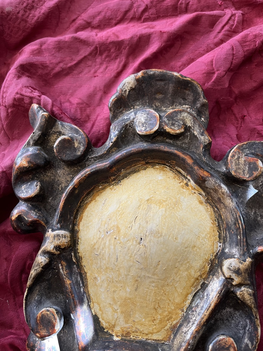 Pair Of Altar Canons, Silvered Wood, Italy Late 17th Century.-photo-7