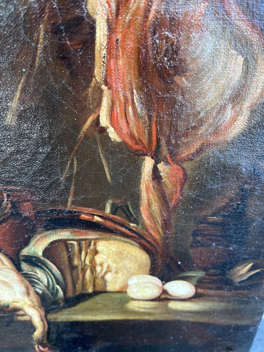 Oil On Canvas, Still Life In The Style Of The 17th Century. -photo-5