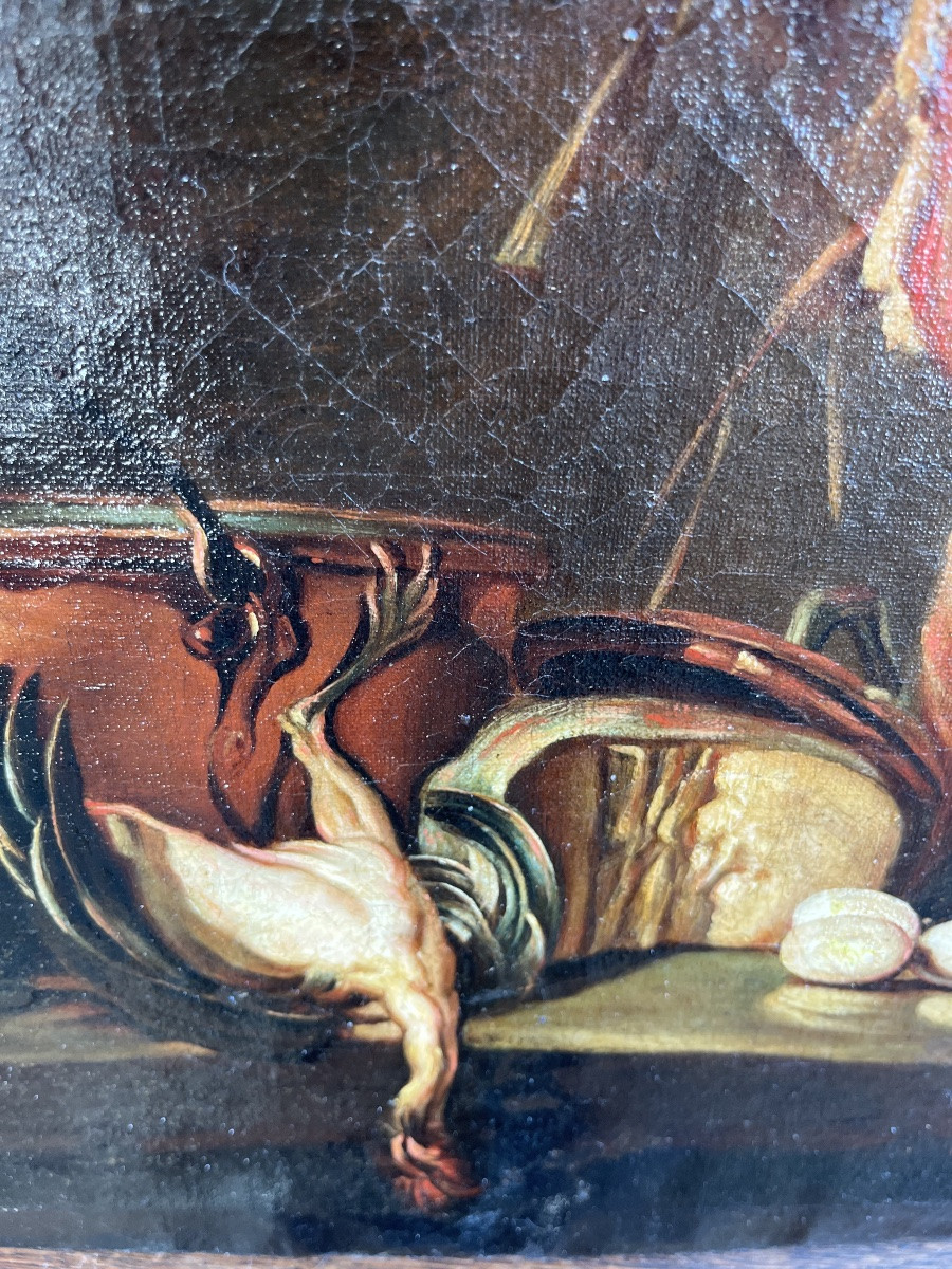 Oil On Canvas, Still Life In The Style Of The 17th Century. -photo-6