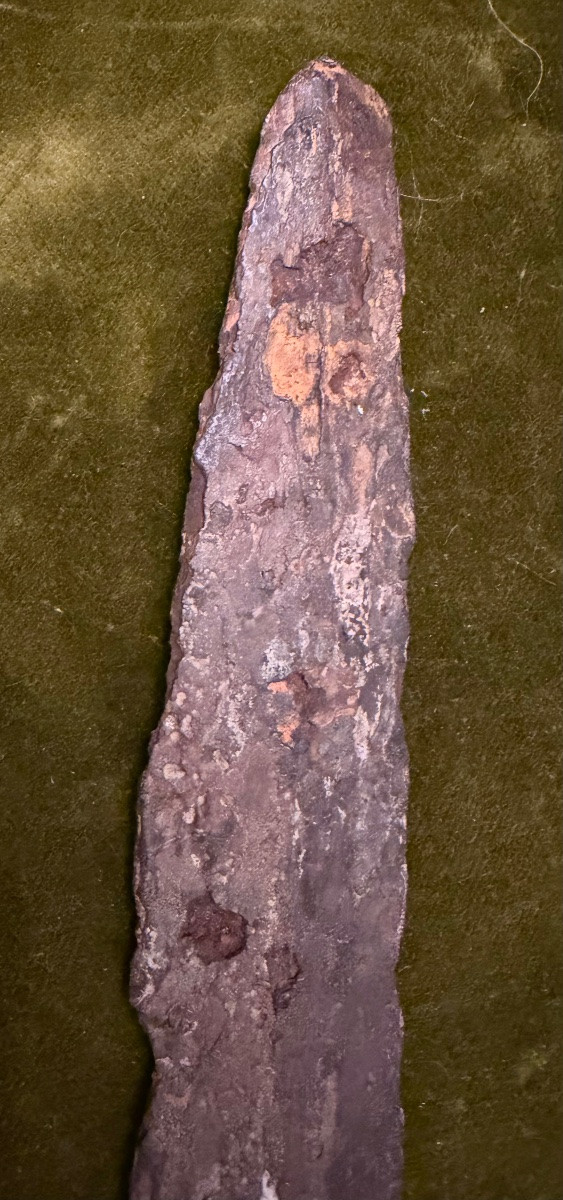 Roman Short Sword Blade, 2nd Or 3rd Century. Excavated Object.-photo-4