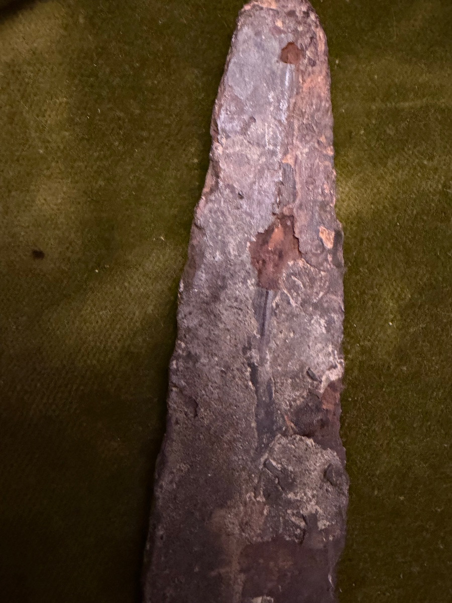 Roman Short Sword Blade, 2nd Or 3rd Century. Excavated Object.-photo-8
