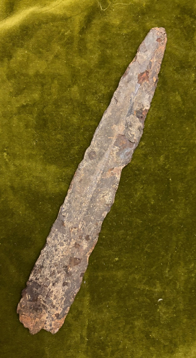 Roman Short Sword Blade, 2nd Or 3rd Century. Excavated Object.