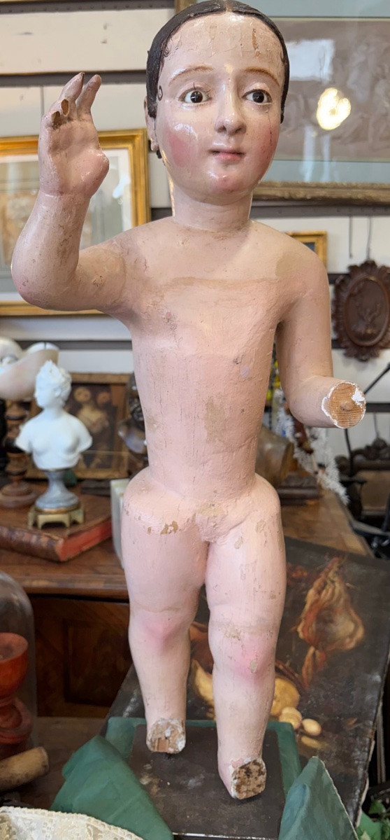 Procession Statue Of The Infant Jesus, Spain. 18th Century.-photo-4