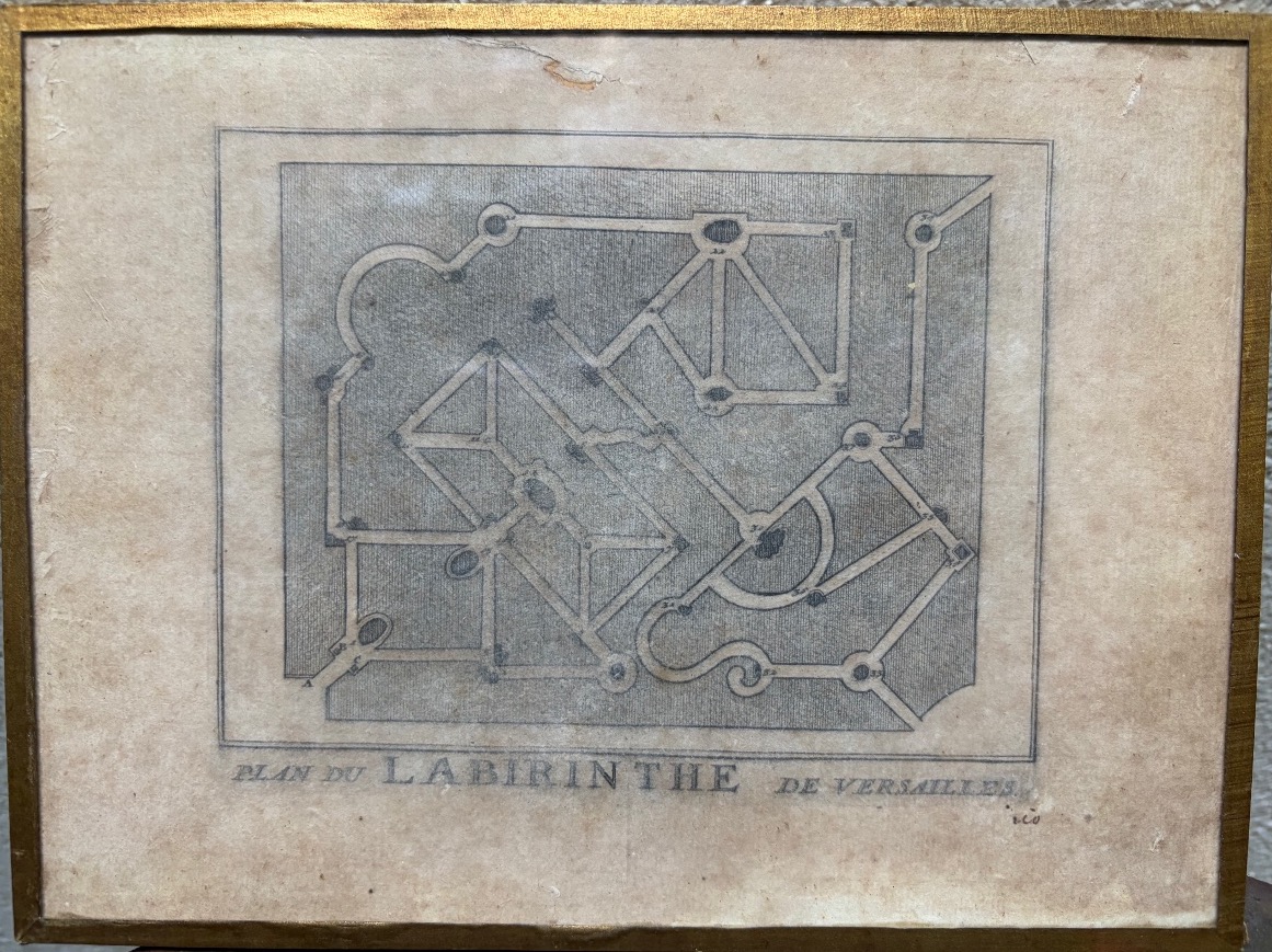 An 18th-century Drawing, *the Queen&amp;#039;s Grove*. Reproduced In A Book By P. De 