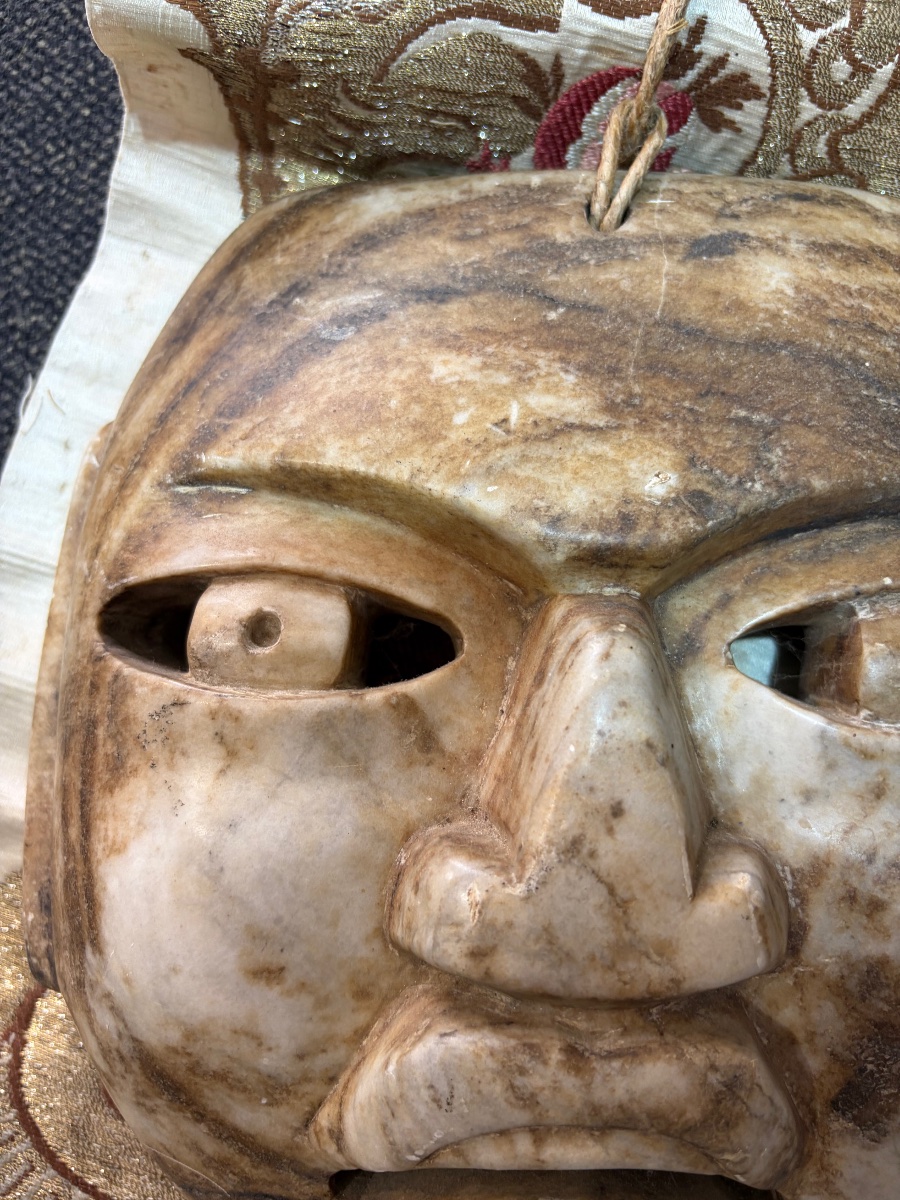 Masque en jadéite, Mexique. -photo-1