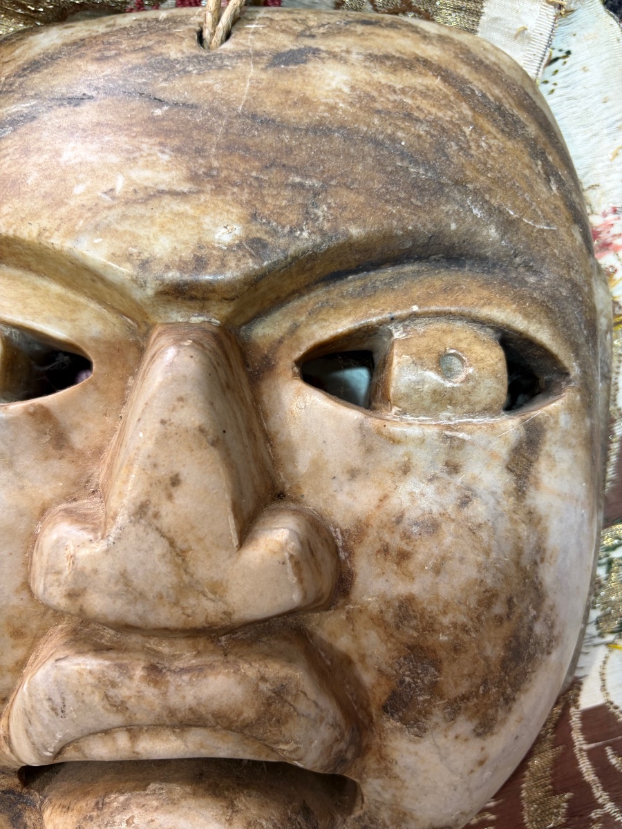 Masque en jadéite, Mexique. -photo-7
