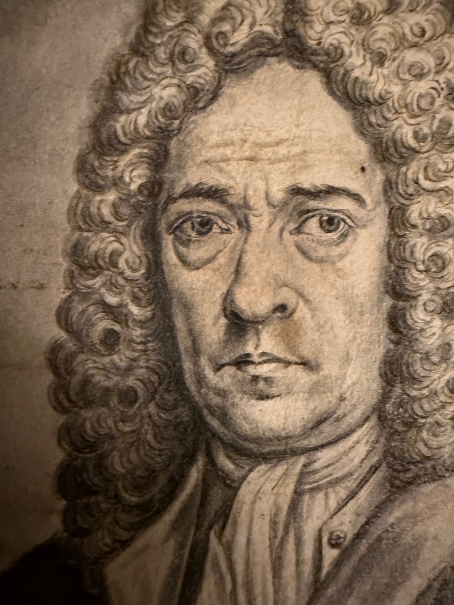 Portrait d’un homme de qualité, pierre noire, Pays Bas, XVIII éme siecle-photo-3
