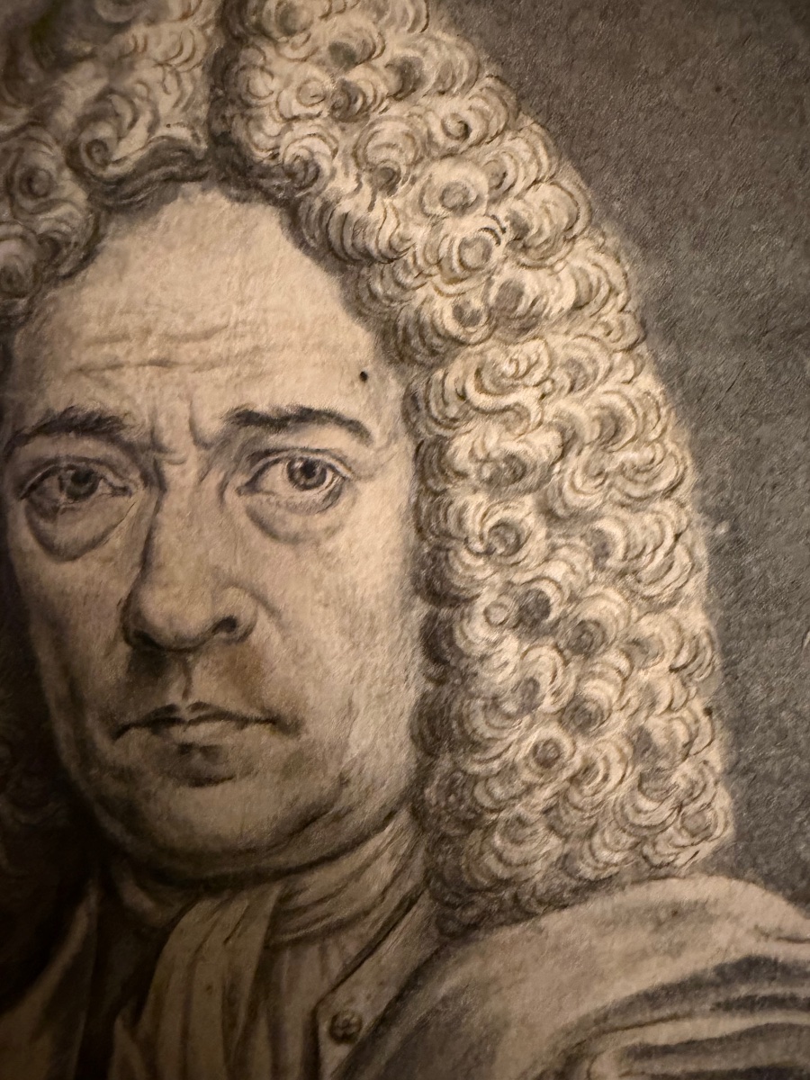 Portrait d’un homme de qualité, pierre noire, Pays Bas, XVIII éme siecle-photo-4