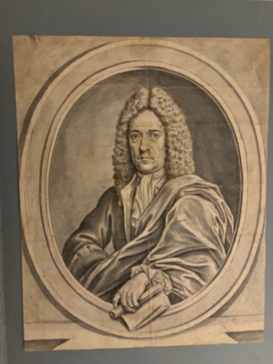 Portrait d’un homme de qualité, pierre noire, Pays Bas, XVIII éme siecle