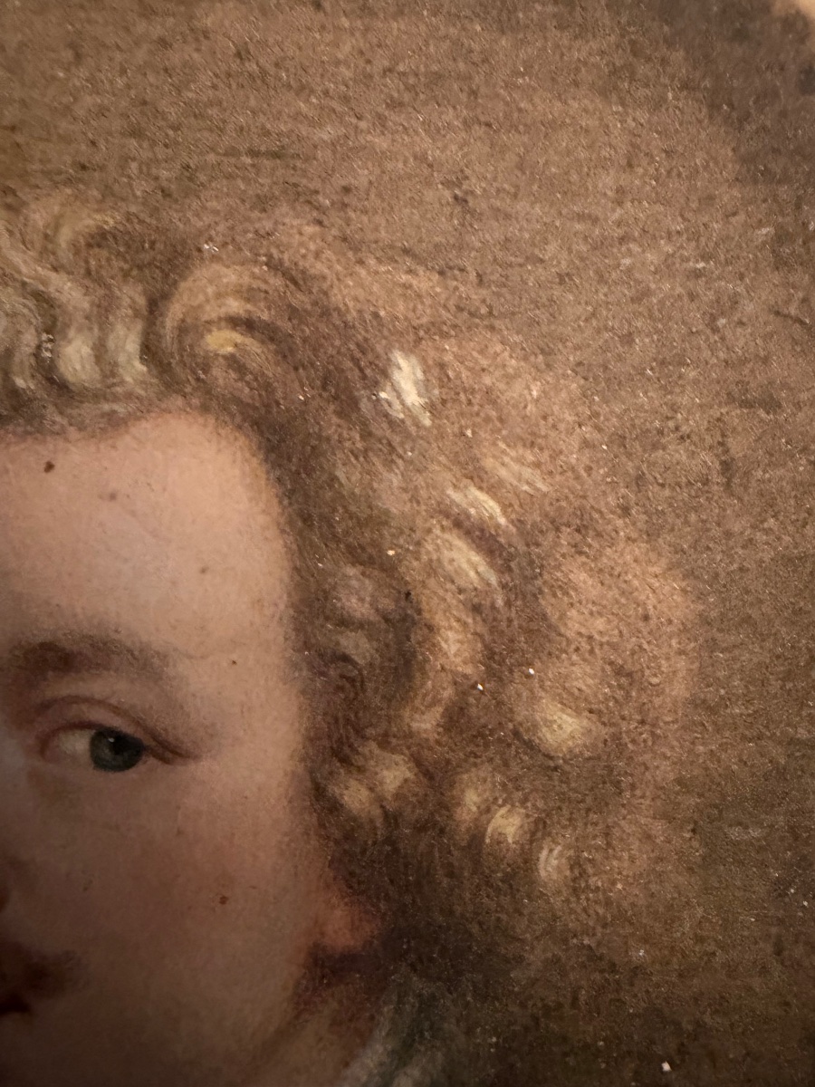 Portrait Of A Young Man Of Distinction, Gouache On Cardboard, 19th Century, France.-photo-6
