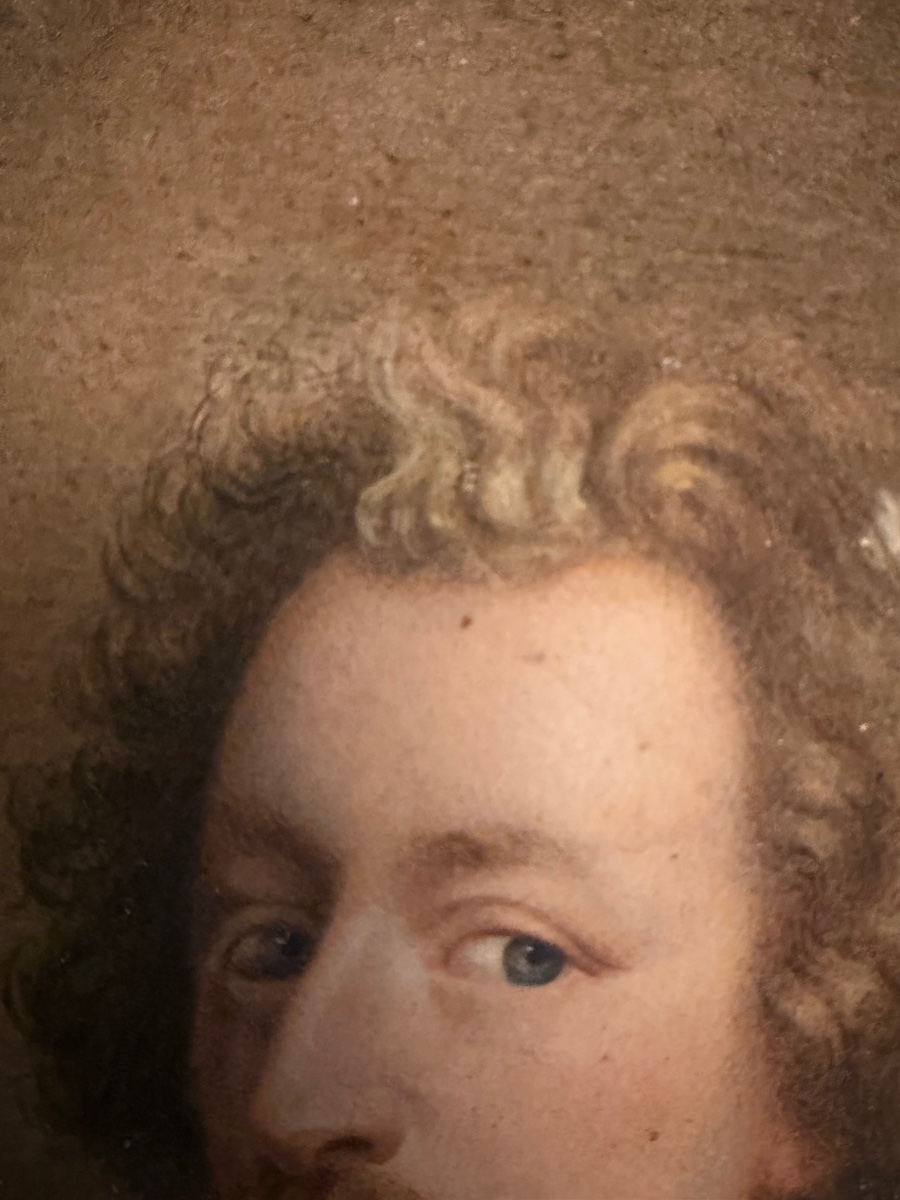 Portrait Of A Young Man Of Distinction, Gouache On Cardboard, 19th Century, France.-photo-7