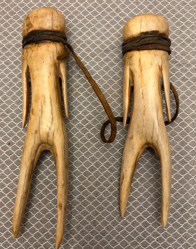 Ceremonial Ornament Made Of Antler, Togo, Early 20th Century.