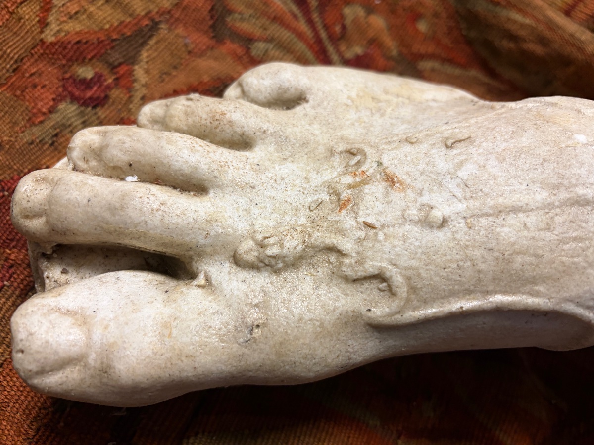 Foot Of A Roman Soldier Wearing A Sandal, Study Cast, Early 20th Century, Sandal-photo-7